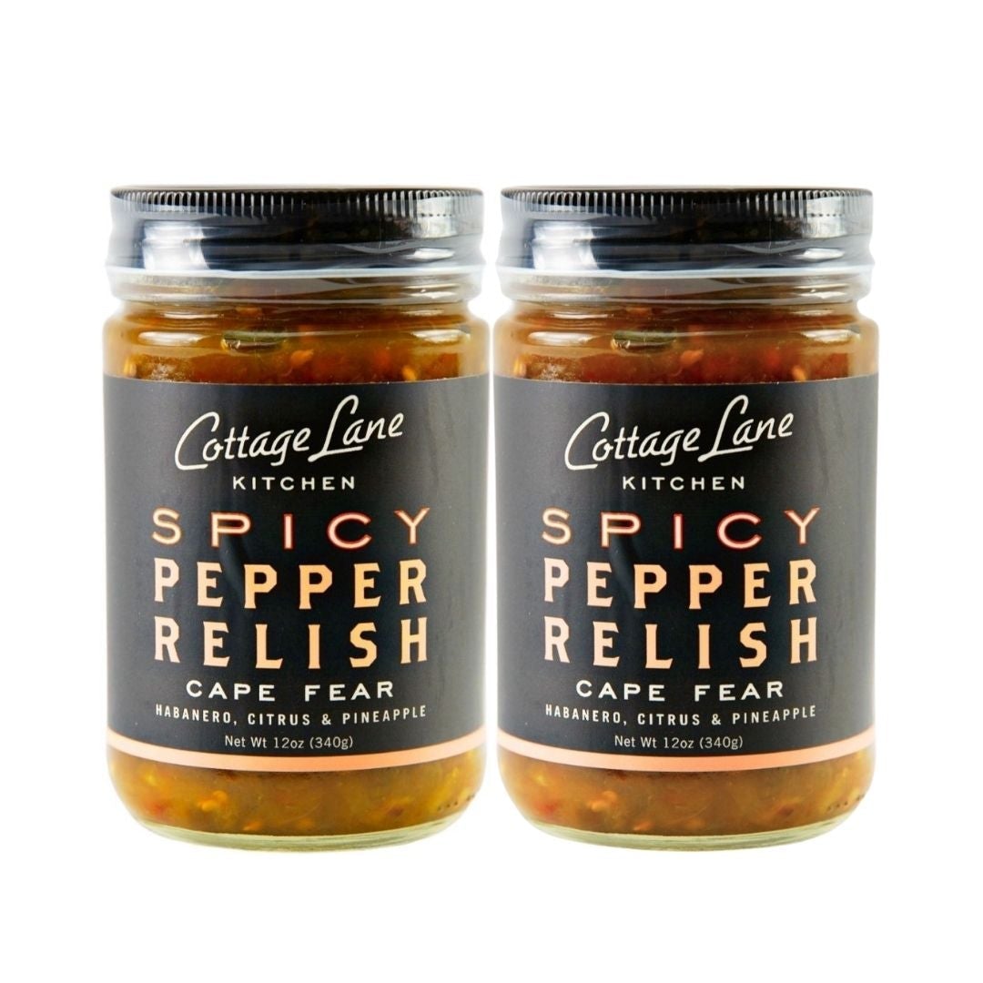 Award Winning Cape Fear Spicy Pepper Relish in 12oz bottles