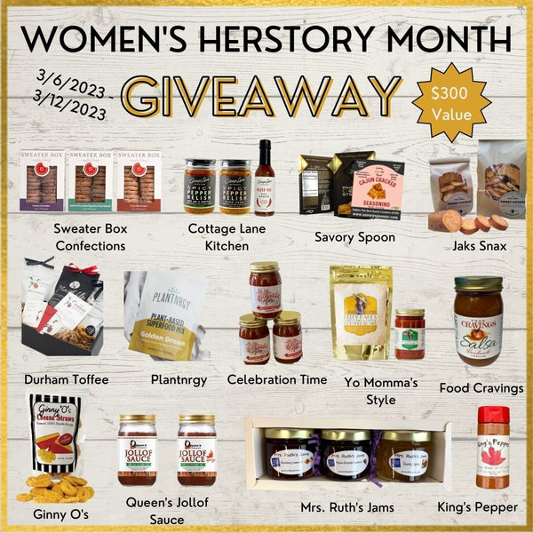 “Womans Herstory Month” Giveaway