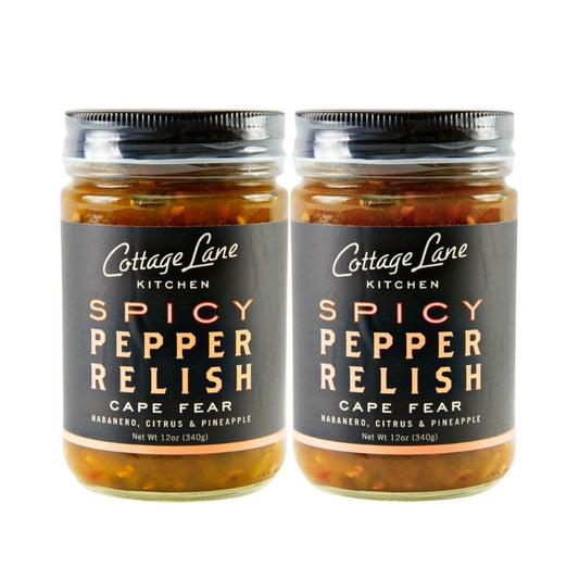 Cape Fear Spicy Pepper Relish two 12oz bottles