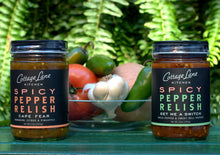We use fresh ingredients in our Multi-award winning Spicy Pepper Relishes, Get Me A Switch and Cape Fear