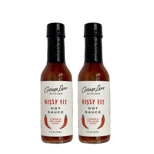 Two bottles of 5oz Hissy Fit Hot Sauce